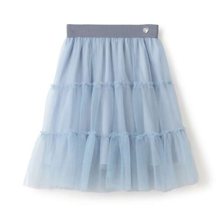 Fluffy Frill Tulle Skirt,Black, medium image number 16