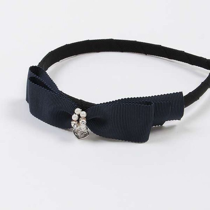 Ribbon Headband [Made in Japan],Navy, medium image number 1
