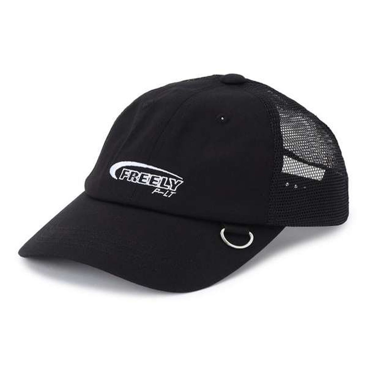Logo Embroidered Mesh Cap,Black, large image number 7