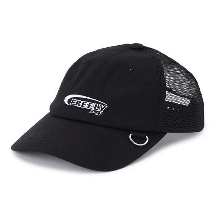 Logo Embroidered Mesh Cap,Black, medium image number 7