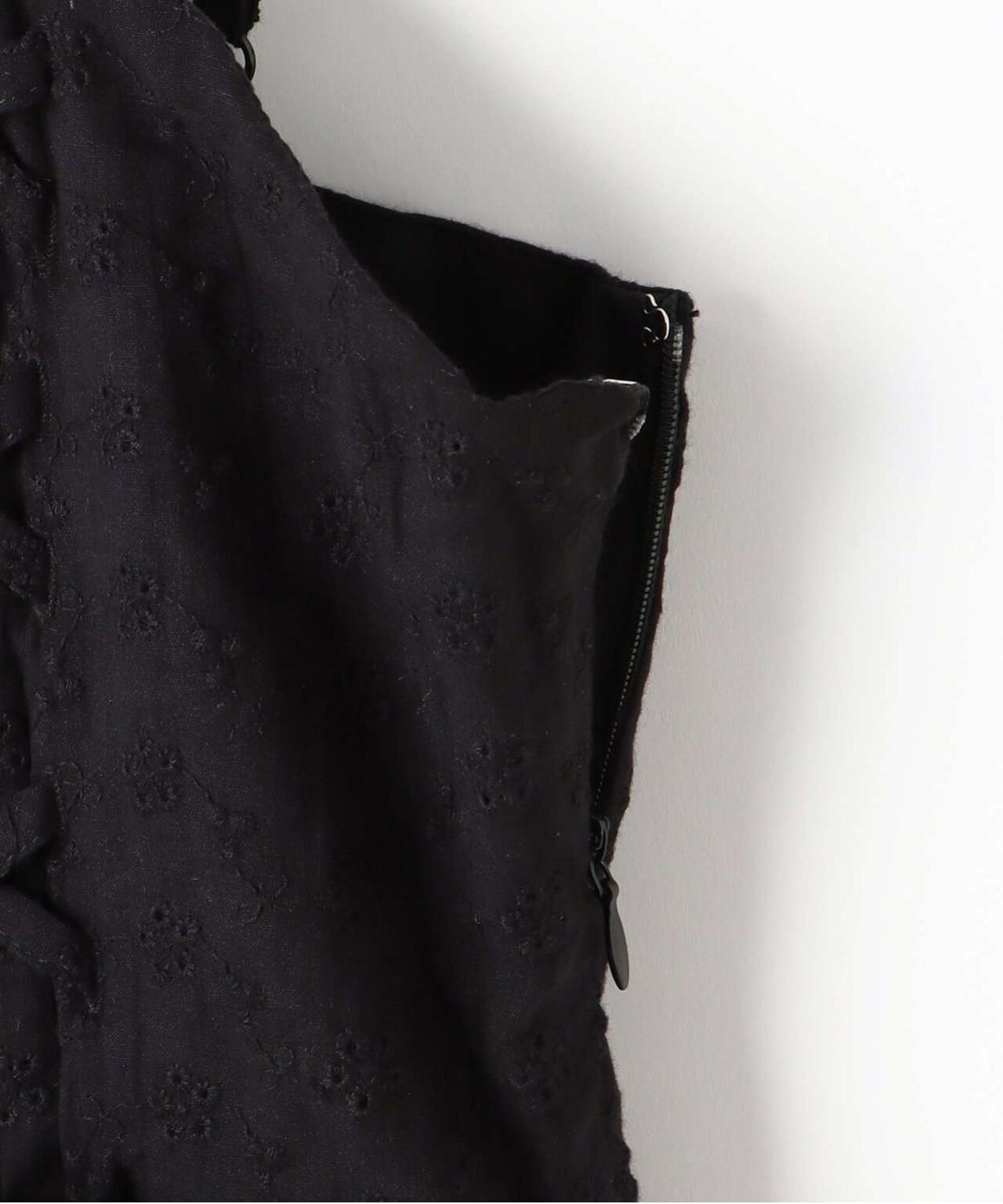 Lace-up Camisole Dress [Korean Fashion],Black, large image number 10