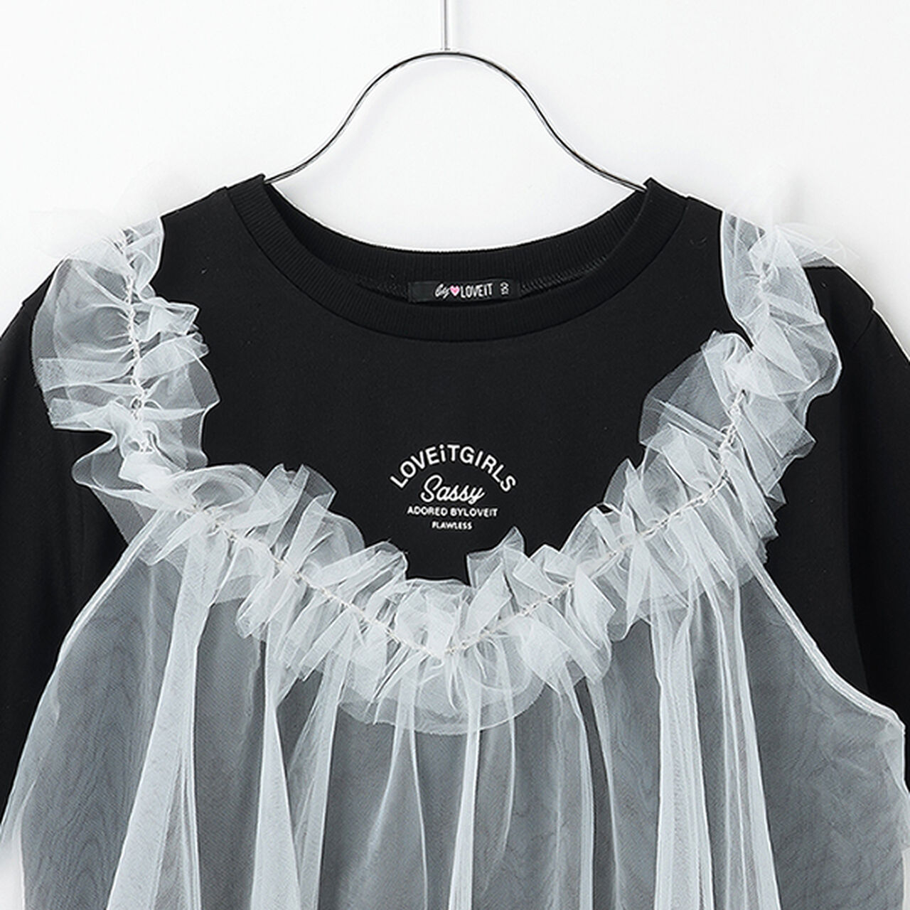 Cami T-Shirt,Black, large image number 2