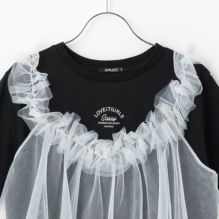 Cami T-Shirt,Black, medium image number 2