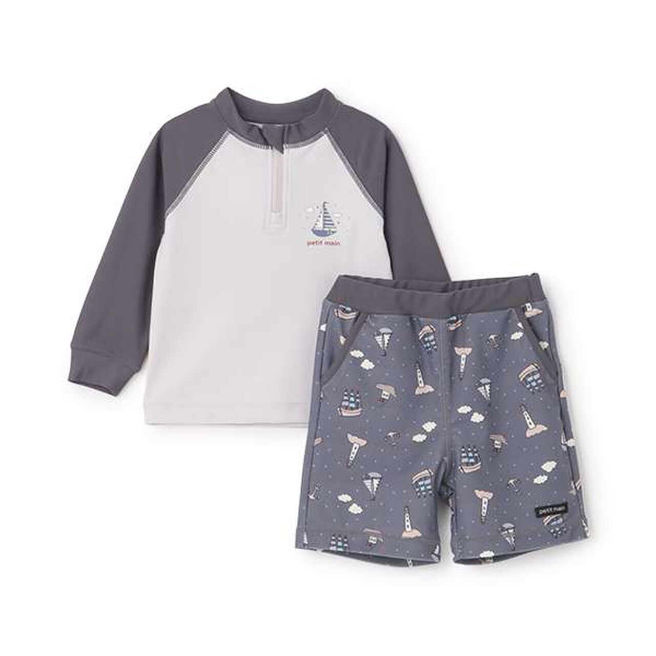 [SWIM] Boys Swim Assortment Outfit Set,Mocha tea, large image number 6