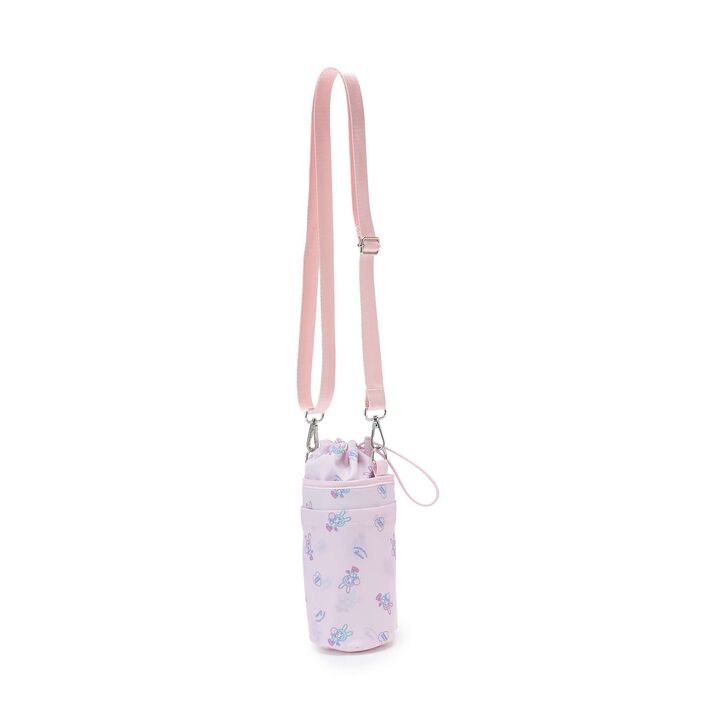 Berrie-chan Print Shoulder Bag with Bottle Holder,Pink, medium image number 12