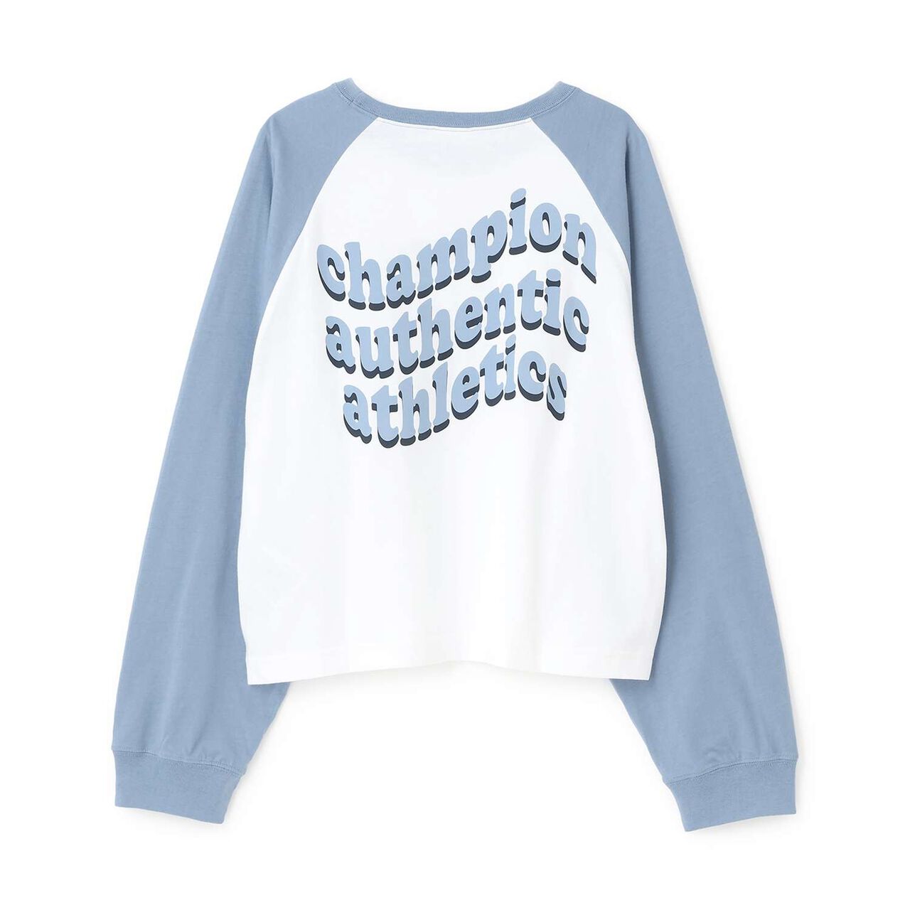 [Champion] 100% Cotton Raglan Long Sleeve T-Shirt,Green, large image number 13