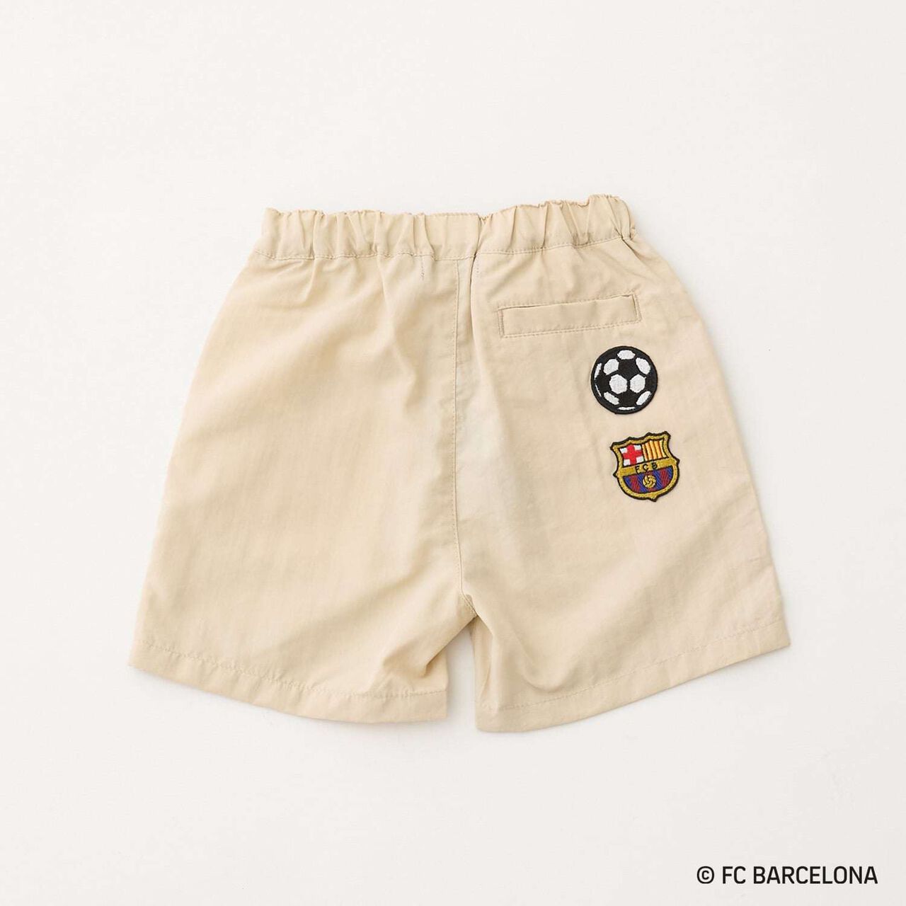 [FC BARCELONA] 布質短褲,淡卡其色, large image number 11