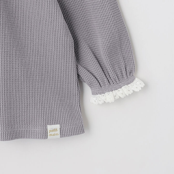 Organic Collared Long-Sleeve T-Shirt,Gray, medium image number 11