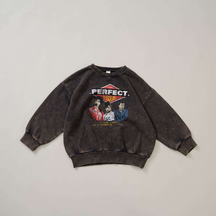 Band Style Print Sweatshirt,Yellow, medium image number 18