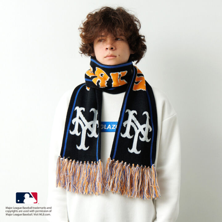 [MLB] Team Logo Scarf,Black, medium image number 0