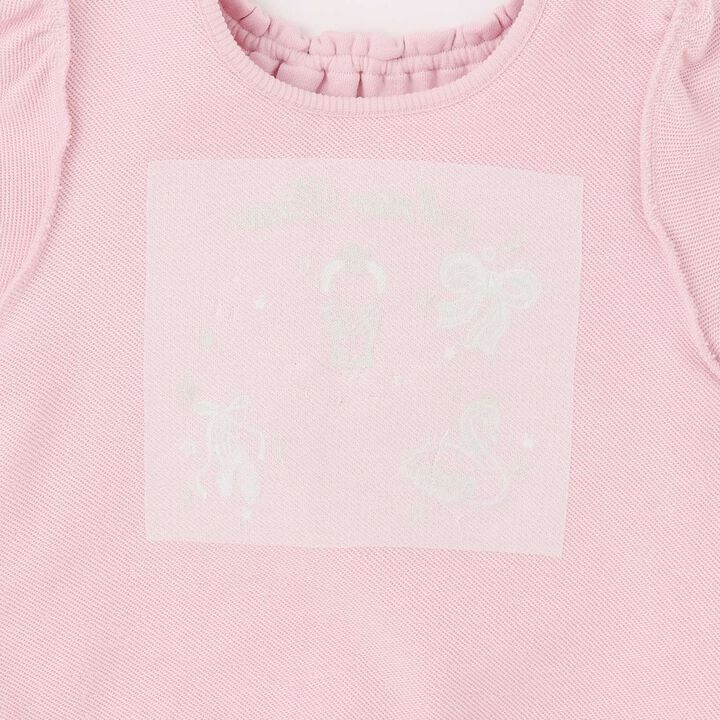 Ballet Embroidery Sweatshirt,Pink, medium image number 6