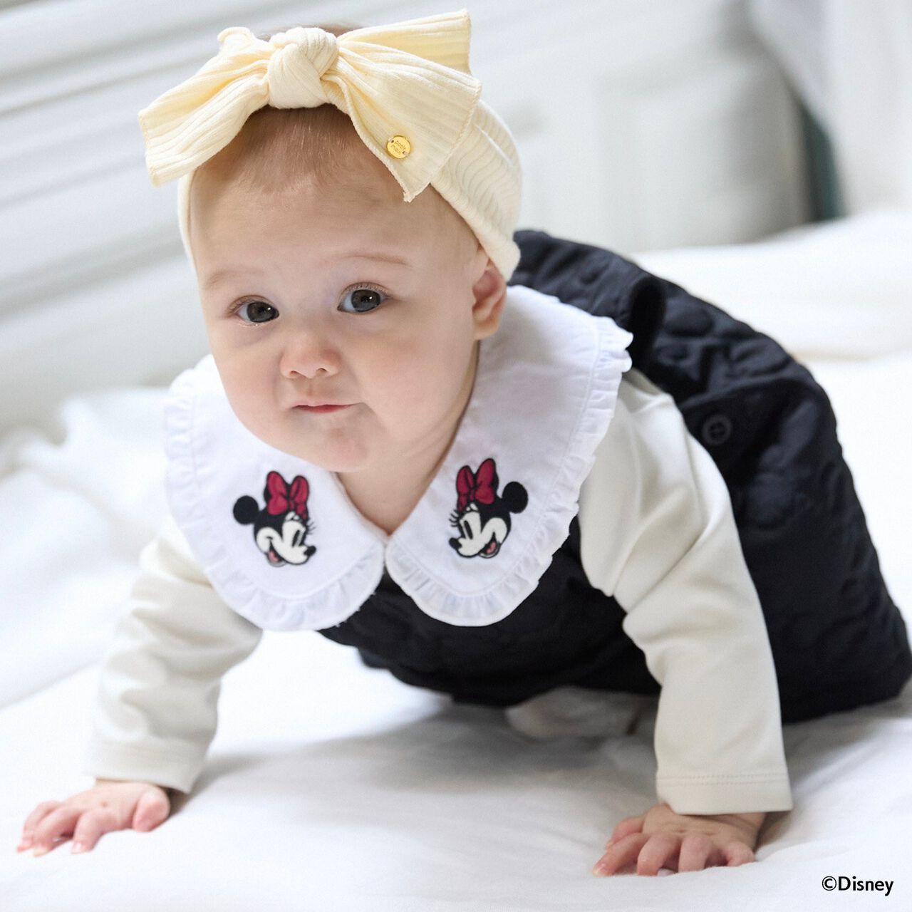 [Disney][Link] Quilted Jumper Skirt Set,Ivory, large image number 1