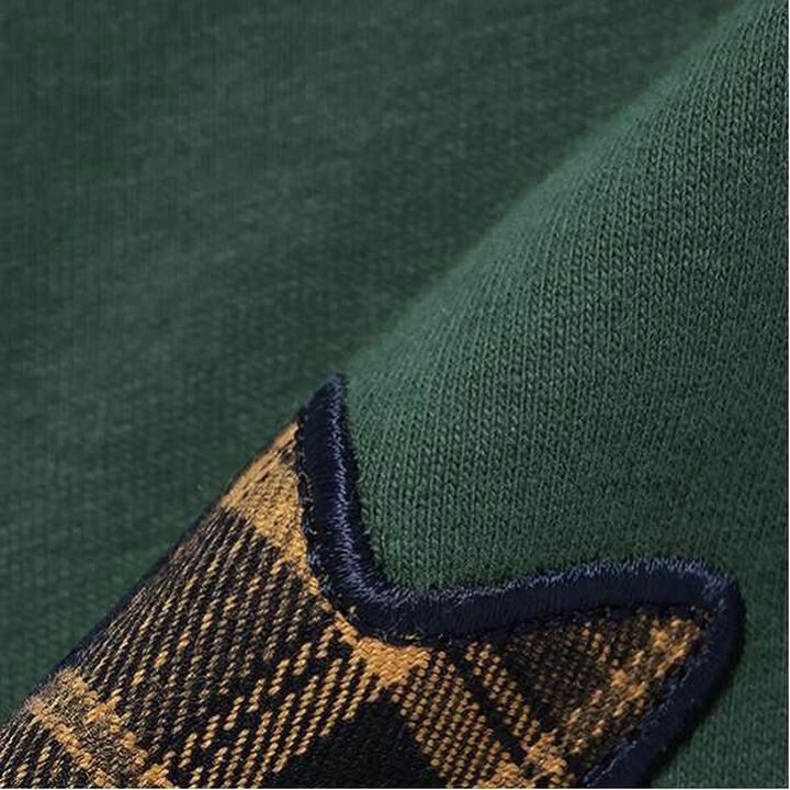 [MOOMIN] Long-Sleeve T-Shirt with Elbow Patches,Beige, medium image number 4