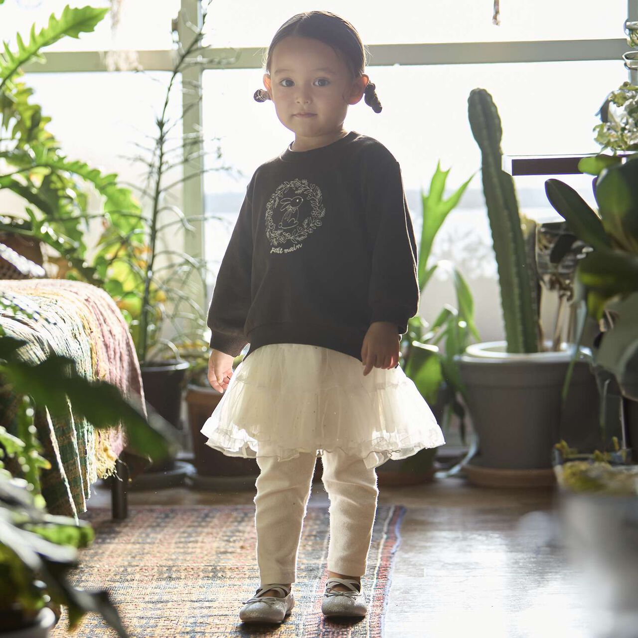 [Affordable] GIRLS Sweatshirt,Light green, large image number 5