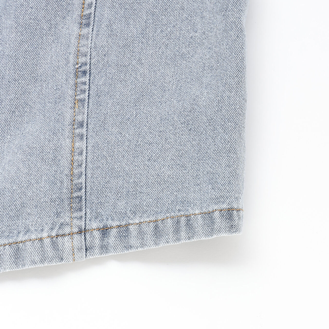 Denim Skirt Set,Blue, large image number 6