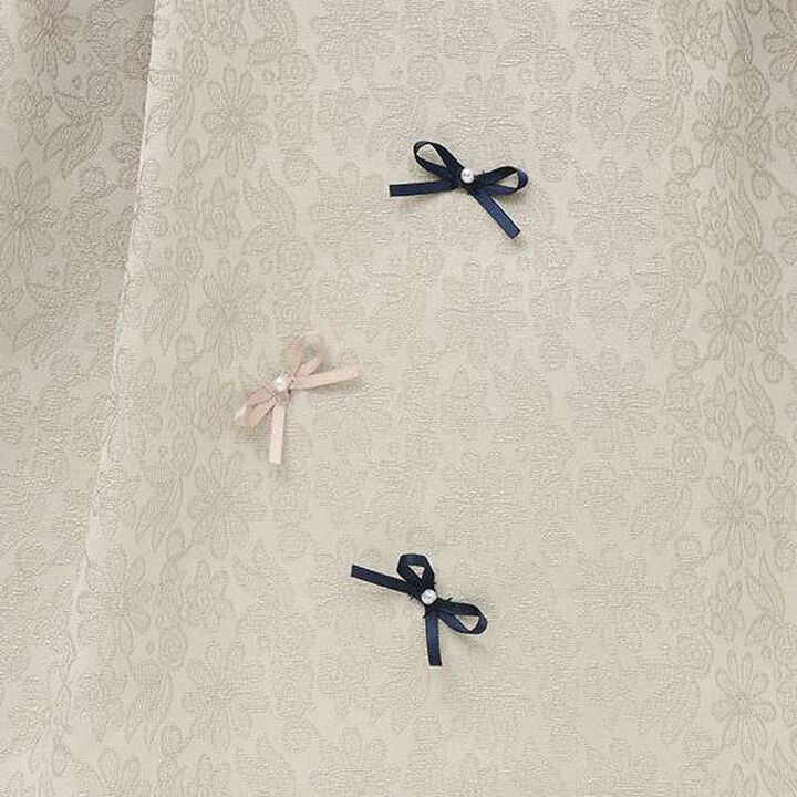 Jacquard Ribbon OP + Collared JK Set,Beige, medium image number 9