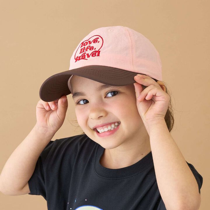 Heart Logo Embroidery Cap,Cream, medium image number 10