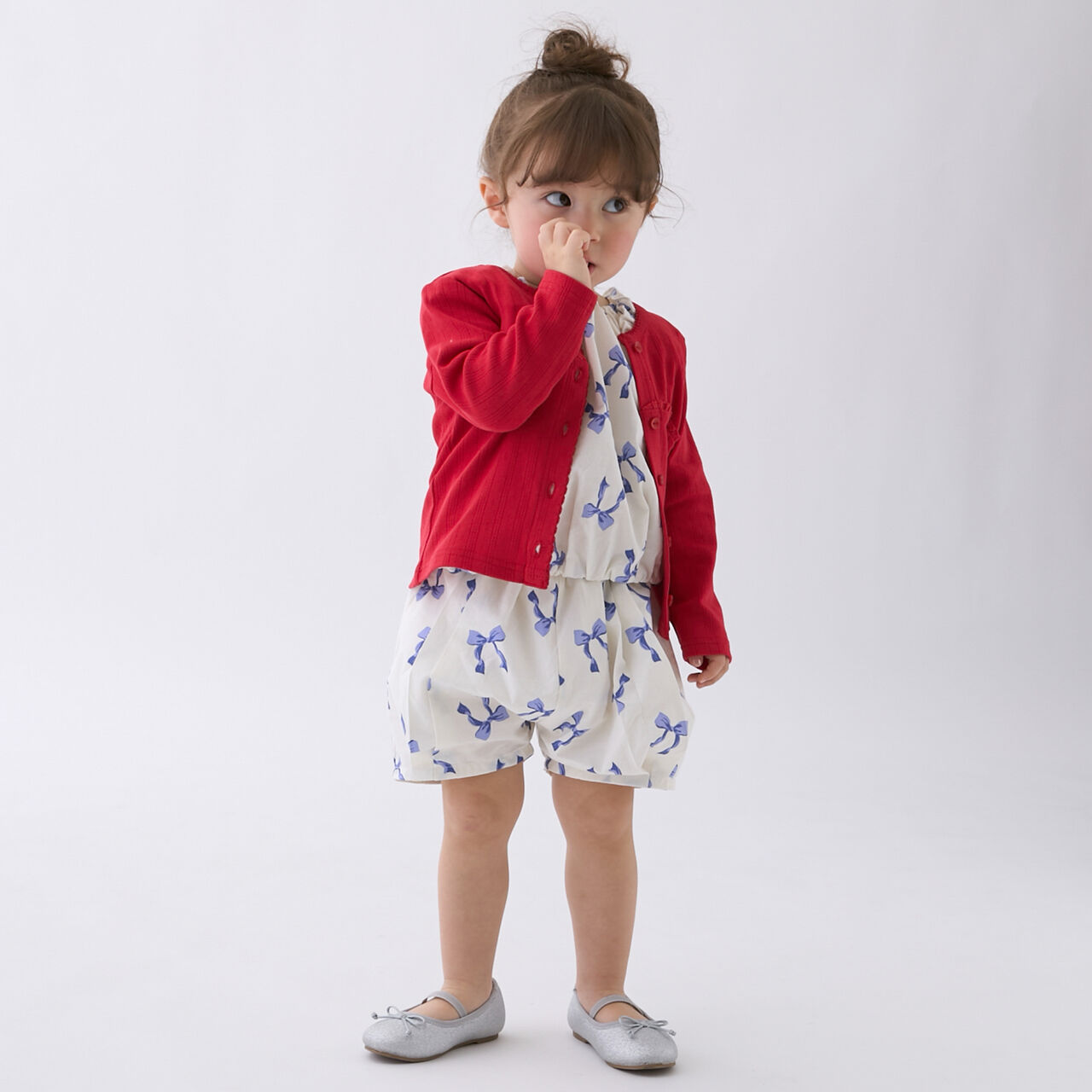 Link UV Needle-Punched Cut Cardigan,Multi color, large image number 4