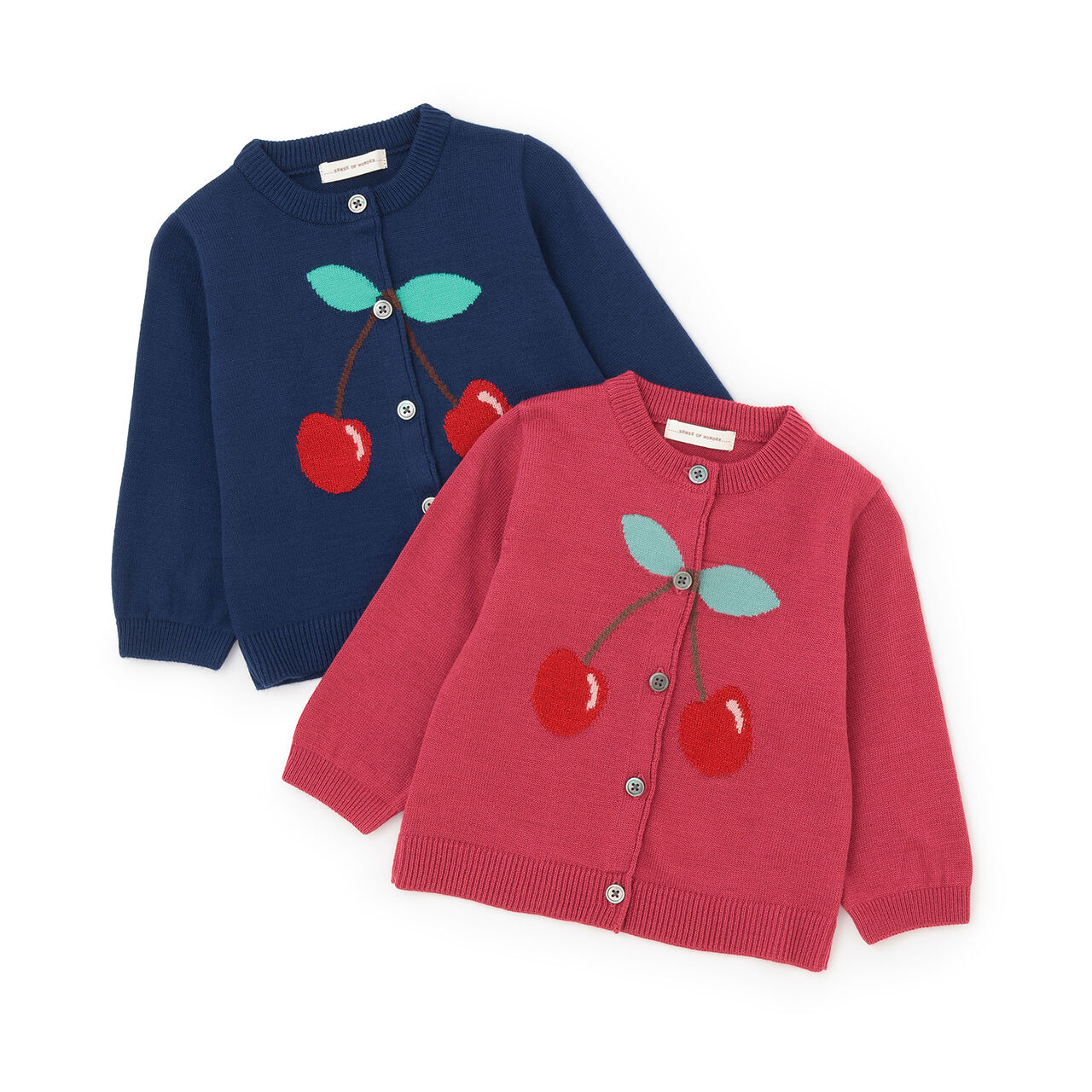 Cherry Cardigan,Navy, large image number 6
