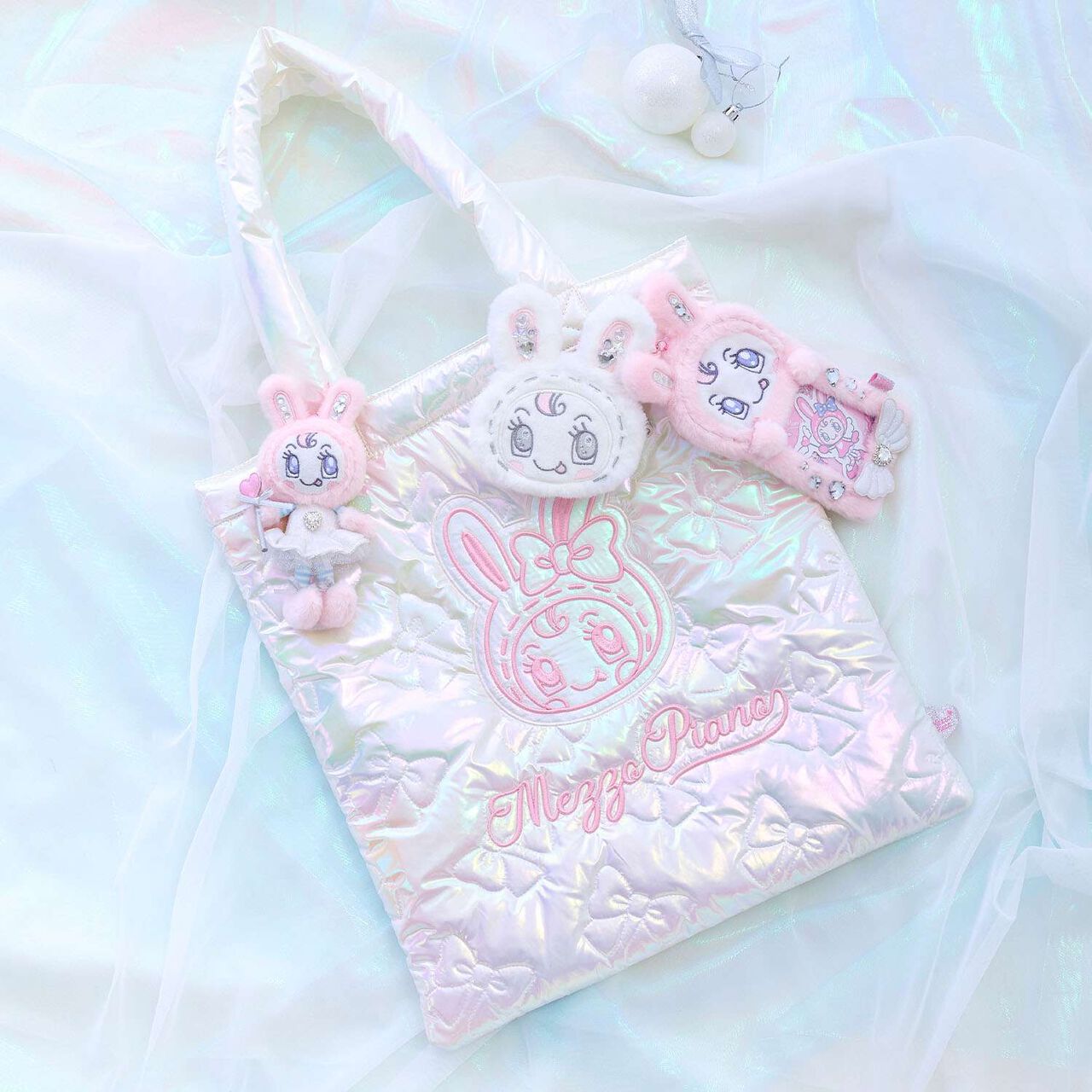 Angel Bellie Sparkling Plush Charm,Pink, large image number 8