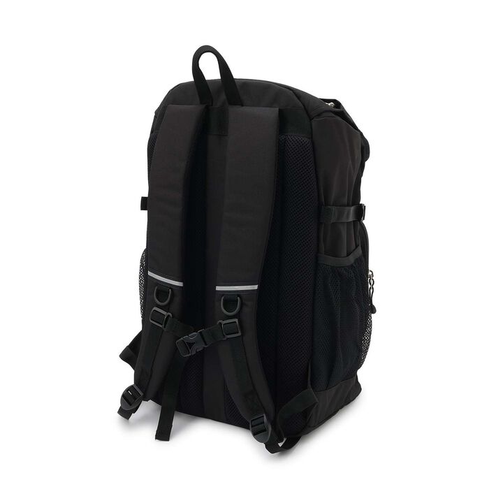 [Lightweight] [Water Repellent] 32L Bucket-Shaped School Backpack,Black, medium image number 1