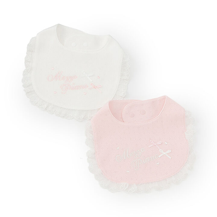 Logo Lace Bib,Light pink, medium image number 11