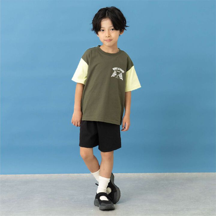 Stretch Cut Twill Shorts,Black, medium image number 7