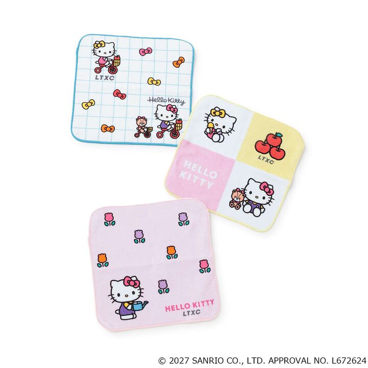[Sanrio Characters/Hello Kitty] LTXC Assorted Hand Towels,Yellow, medium image number 2