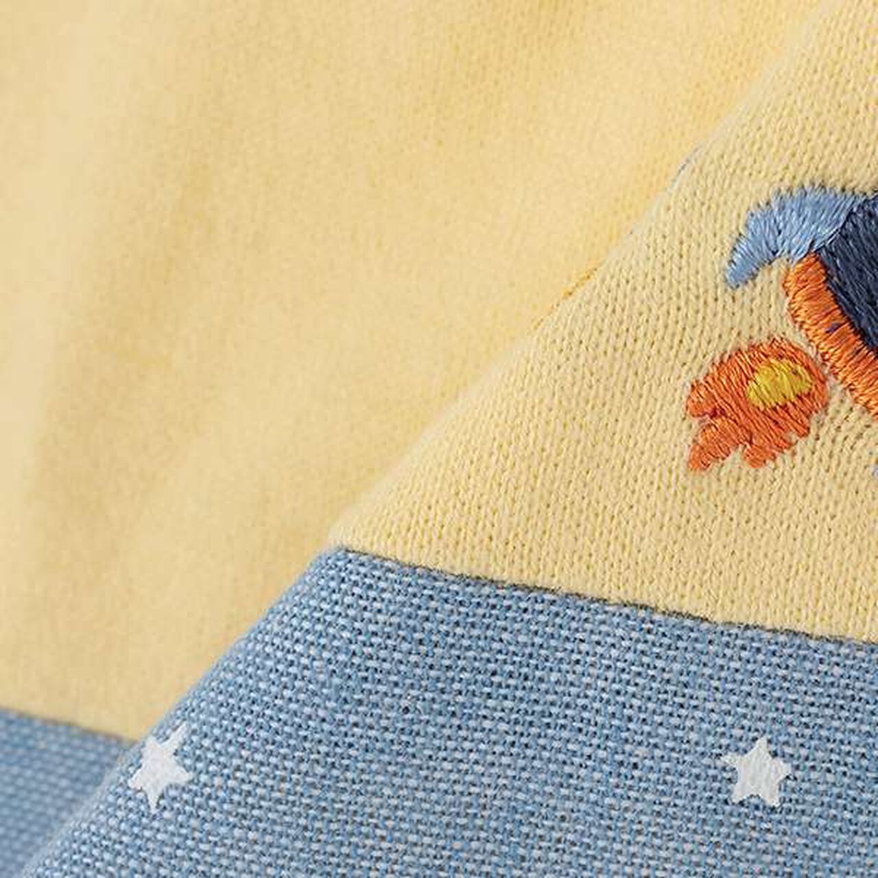 Rocket Embroidery Bib,Navy, large image number 6