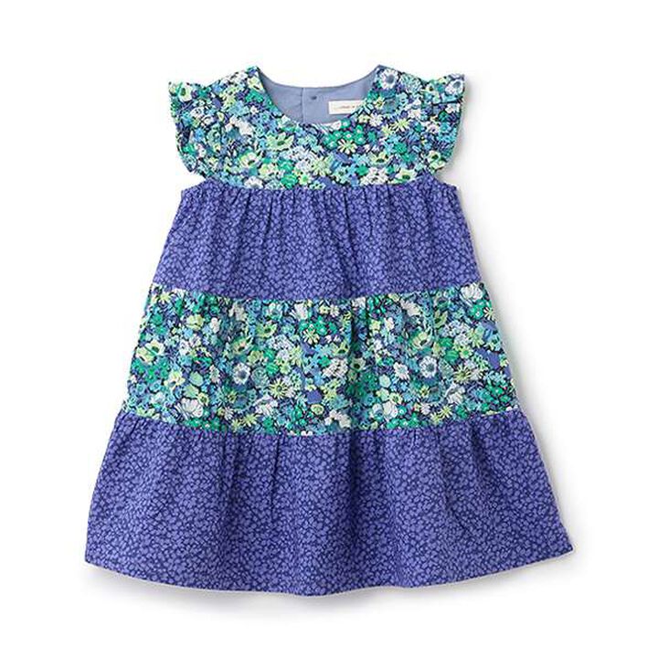 Sustainable Liberty Patchwork One-Piece Dress,Pink, medium image number 10