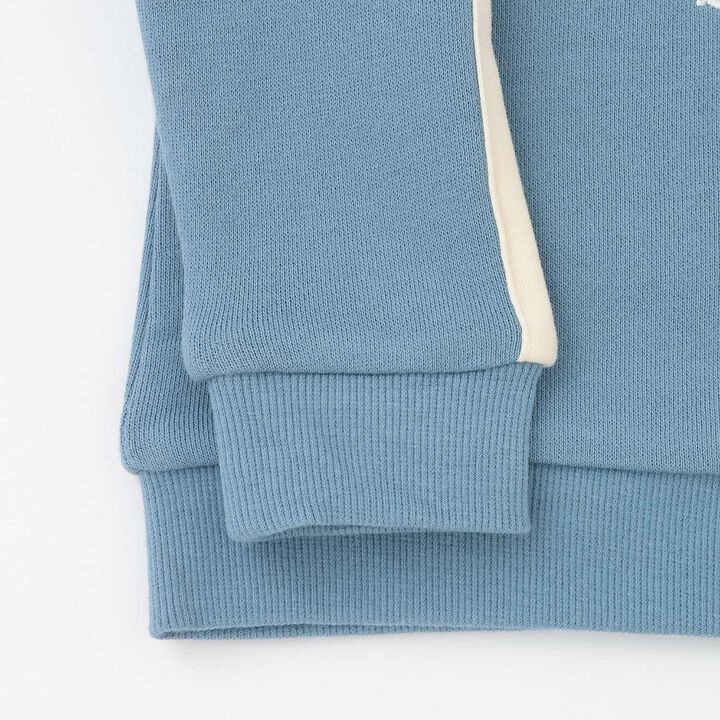[人氣商品補貨] [實體店鋪不販售] 恐龍刺繡袖條紋衛衣,灰色, medium image number 4