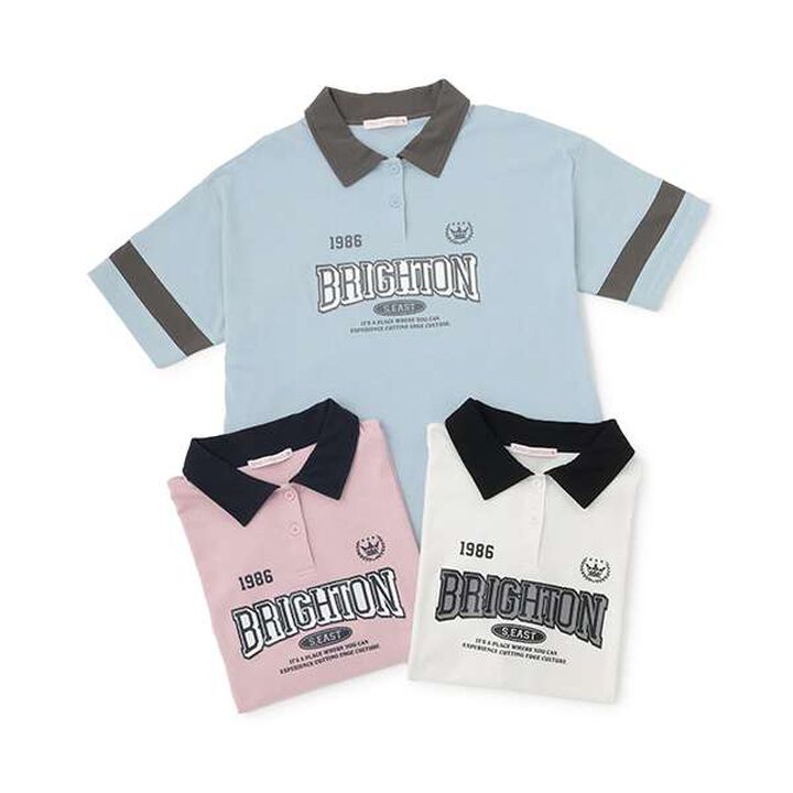 [7days] Cool Touch Loose Polo Shirt,Off white, medium image number 4