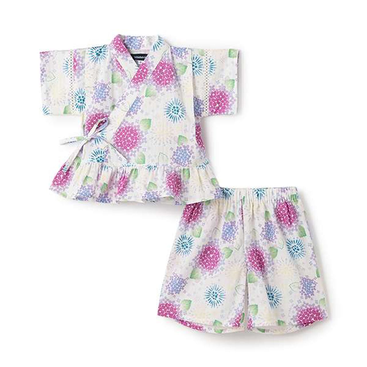 Hydrangea Pattern Jinbei,Off white, large image number 5