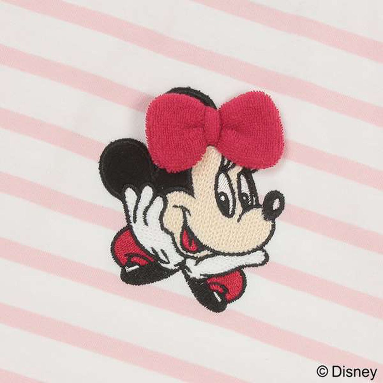 Disney Striped Appliqu&eacute; T-Shirt,Lavender, large image number 16