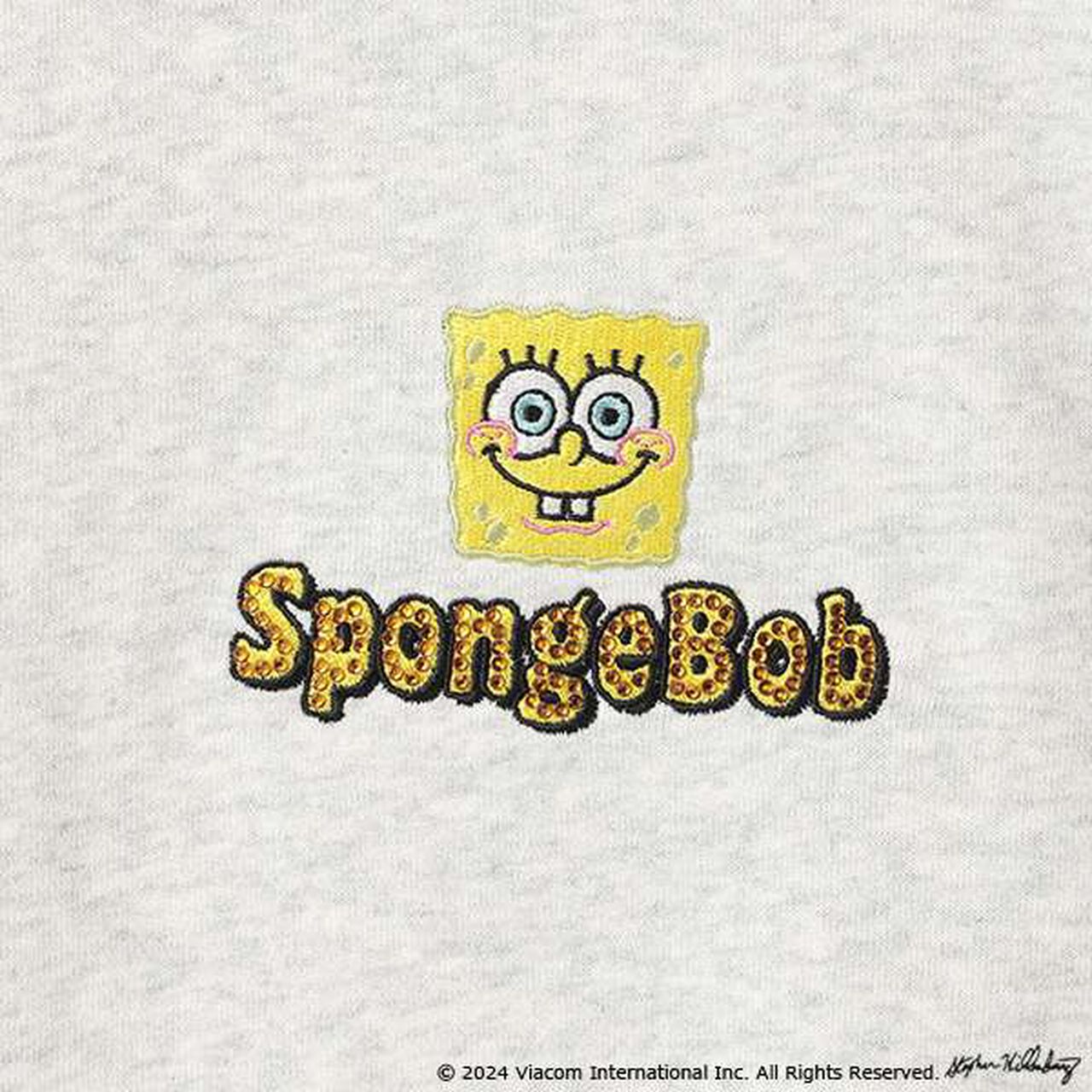 SpongeBob Angel Blue Hoodie,Off white, large image number 18