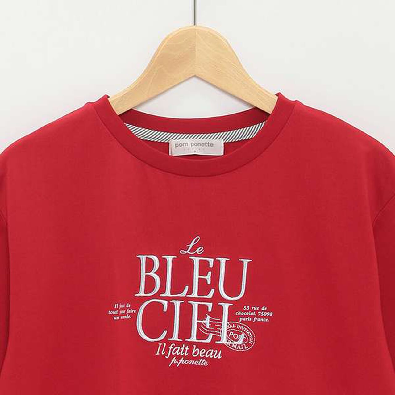 [GOOD PRICE] French Logo T-Shirt,Navy, large image number 12
