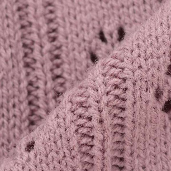 Hem Frill Knit Cardigan,Light pink, medium image number 4