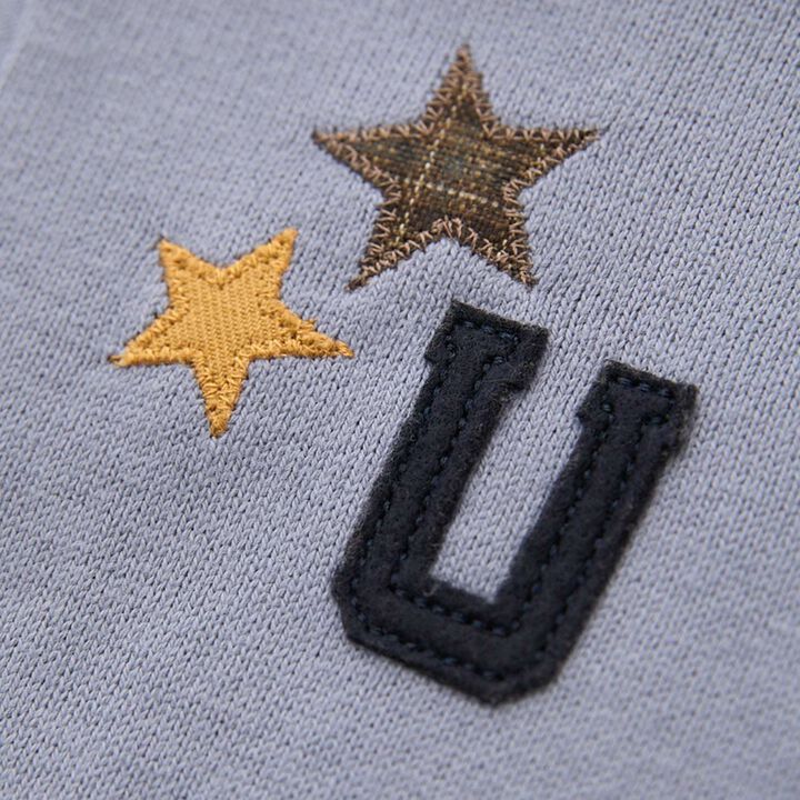 [Anime Chiikawa] Star Logo Appliqu&eacute; Pocket T-Shirt,Light blue, medium image number 11