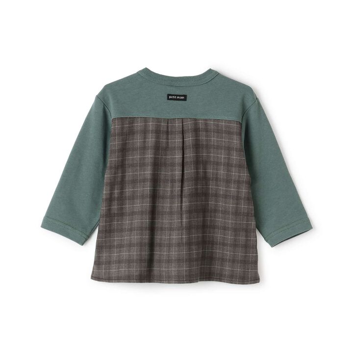 Work Vehicle Embroidery Long-Sleeve T-Shirt,Navy, medium image number 7