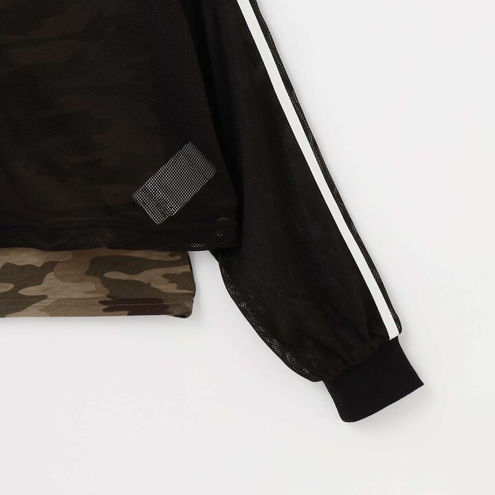 [3WAY] Mesh Hoodie & Camouflage Tank Set,Off white, medium image number 15