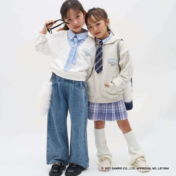 [Sanrio Characters] Sparkling Parka,Off white, medium image number 4