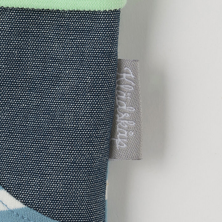 Dinosaur Appliqué Short-Sleeve Coverall,Yellow green, medium image number 9