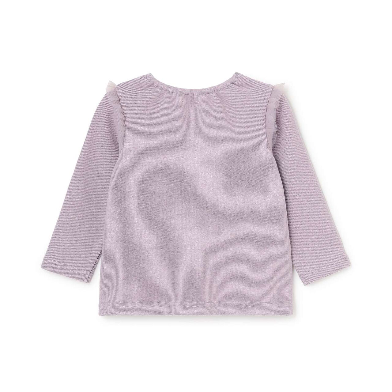 Liberty Heart Frill Sweatshirt,Pearl white, large image number 1