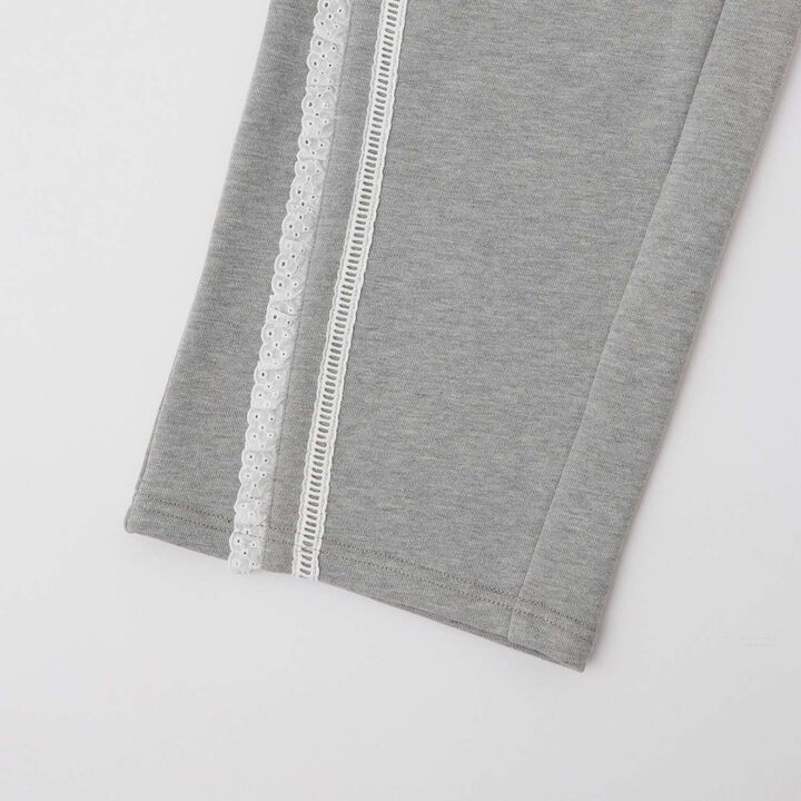 Sweat Barrel-Leg Pants,Navy, medium image number 4