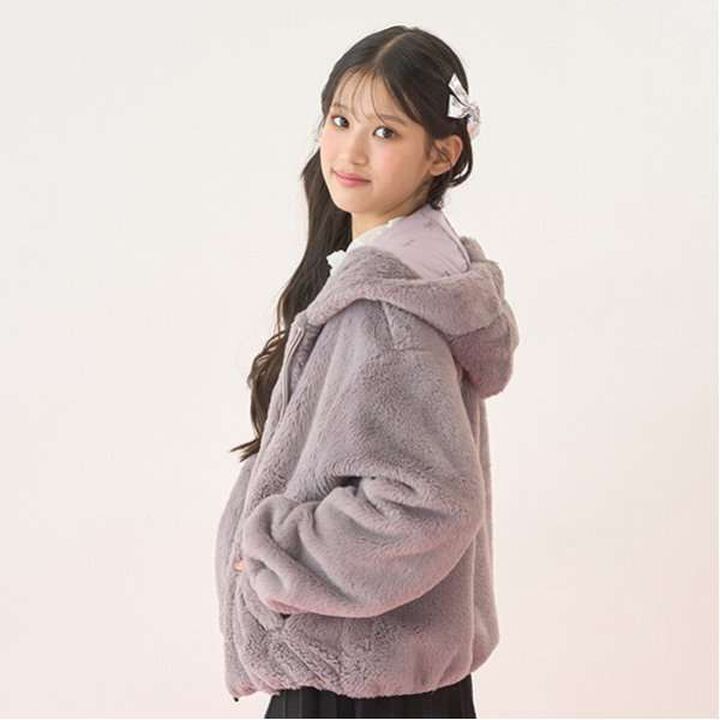 Fluffy Fleece Jacket,Ivory, medium image number 11