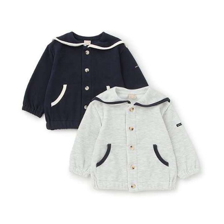 [Link] Sailor Cardigan,Smoke white, medium image number 12