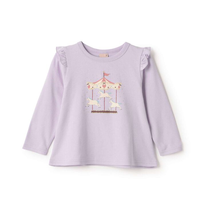 [Affordable] Girls Long-Sleeve T-Shirt,Deep blue, medium image number 24