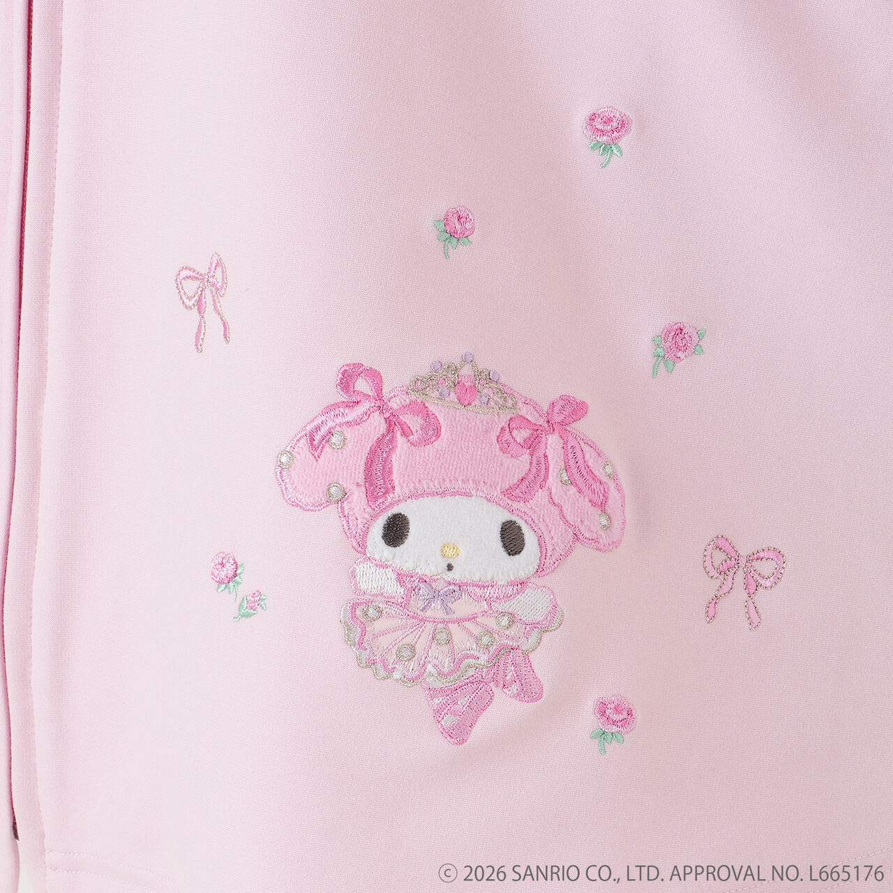 My Melody / My Sweet Piano Front Zip One-Piece Dress,Pink, large image number 8