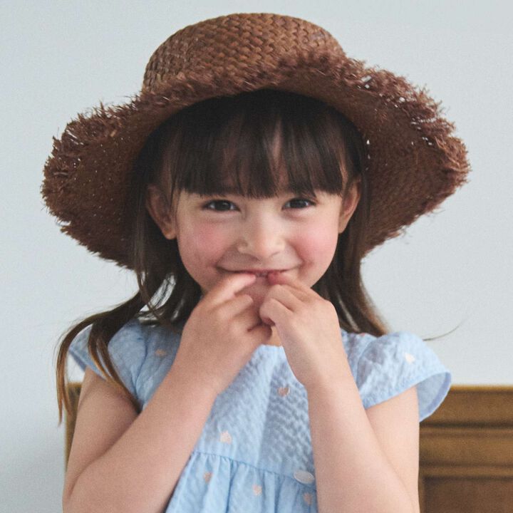 Raffia Hat,Brown, medium image number 0