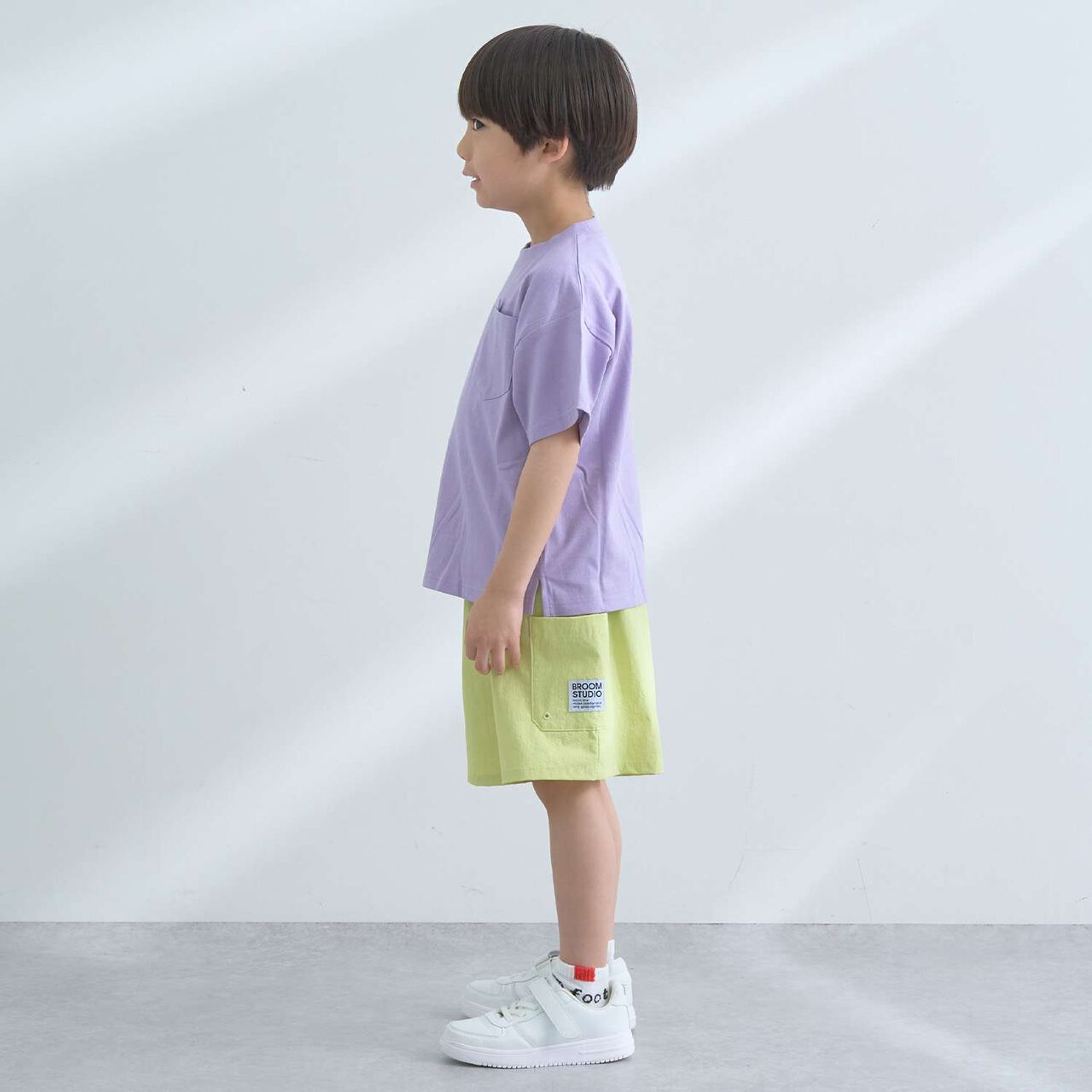 [Stain Resistant, Quick Dry & UV] Comfortable Jersey Loose Fit Basic T-Shirt with Easy Name Tag Attachment,Light green, large image number 12